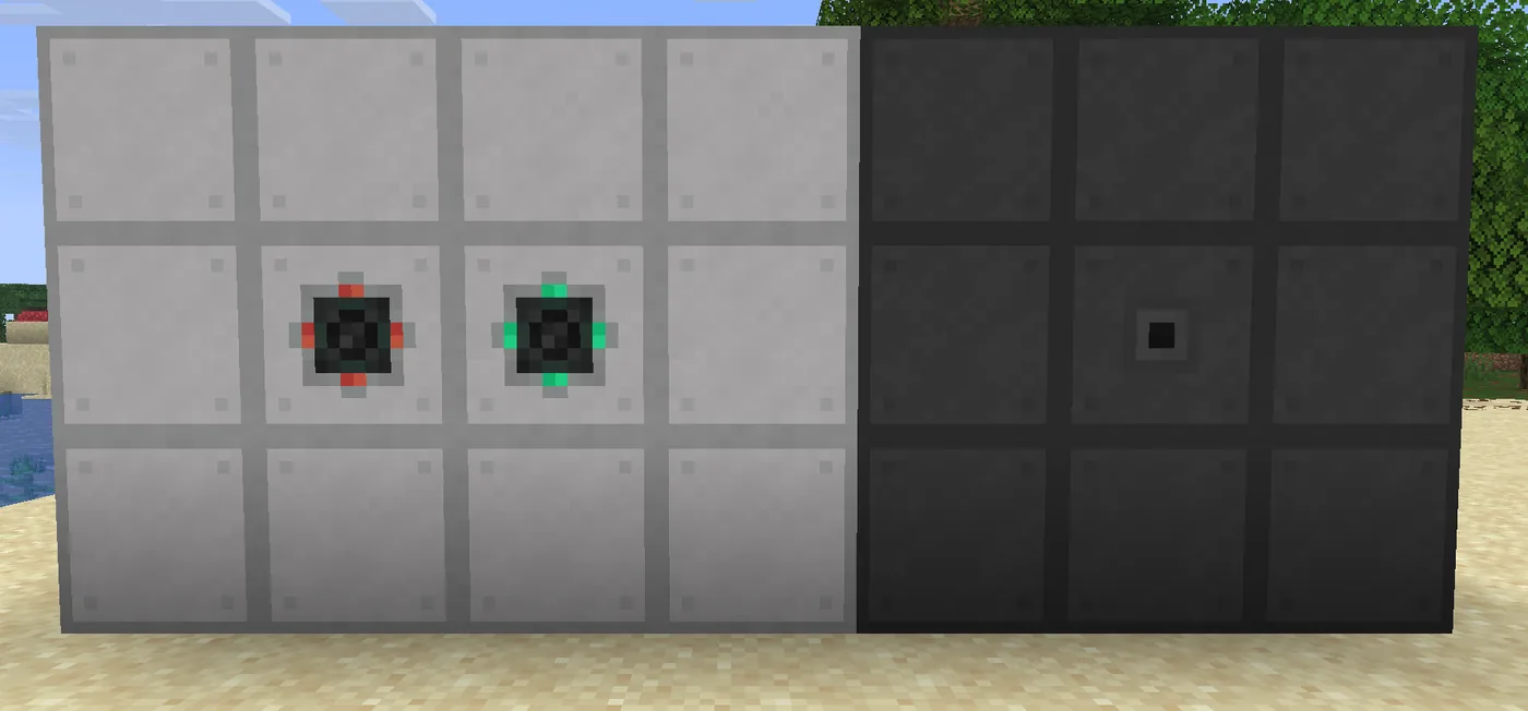 Formed multiblocks seen from outside, with their ports